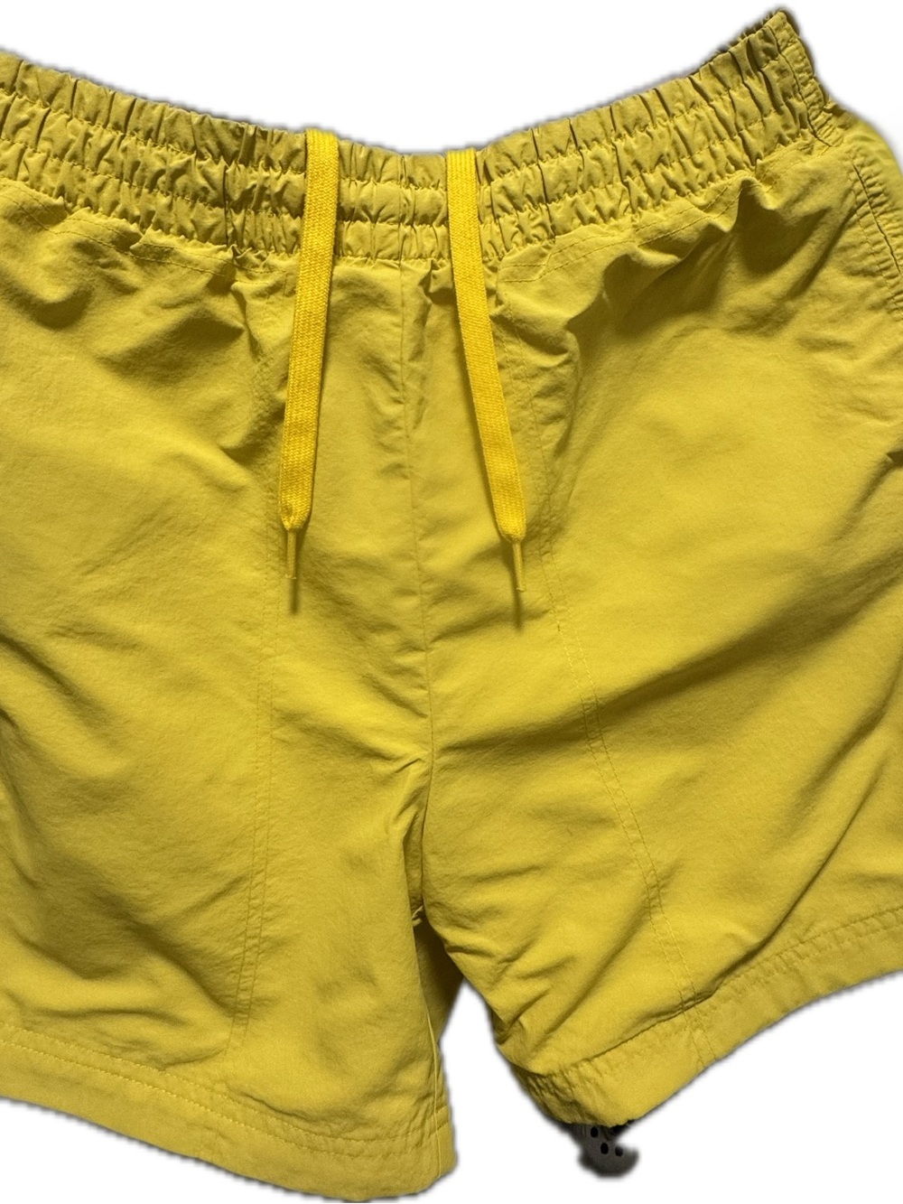 MLB Yellow Elastic Waist Athletic Shorts